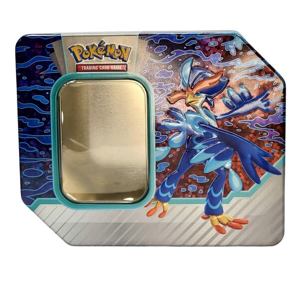 Pokemon Scarlet & Violet Paldean Fates Charzard Quaquaval Ex Collector EMPTY TIN - Picture 2 of 12